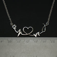 Load image into Gallery viewer, Heartbeat Veterinarian Vet Doctor Necklace
