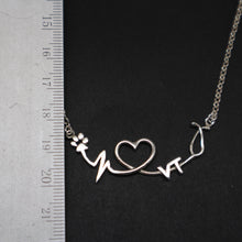 Load image into Gallery viewer, Heartbeat Veterinarian Vet Doctor Necklace
