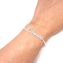 Load image into Gallery viewer, Silver Babygirl Bracelet Jewelry
