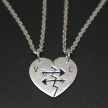 Load image into Gallery viewer, Arrow Best Friend Couple Necklace
