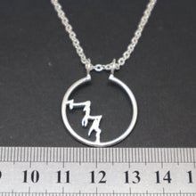 Load image into Gallery viewer, Mountain Ring Holder Necklace Pendant
