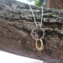 Load image into Gallery viewer, Mountain Ring Holder Necklace Pendant

