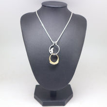 Load image into Gallery viewer, Silver Wolf Ring Holder Necklace
