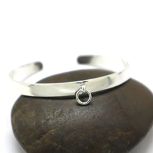 Load image into Gallery viewer, 7mm Silver Ring of O Bdsm Bangle Bracelet
