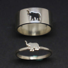 Load image into Gallery viewer, Elephant Engagement Ring Set
