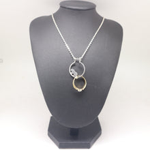 Load image into Gallery viewer, Silver Tiger Ring Holder Necklace
