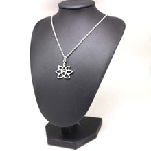 Load image into Gallery viewer, Mother and Child Knot Lotus Necklace
