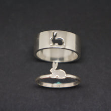 Load image into Gallery viewer, Rabbit Engagement Ring for Man and Women
