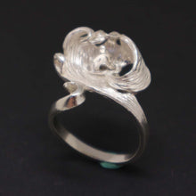 Load image into Gallery viewer, Silver Unique Wave Ring
