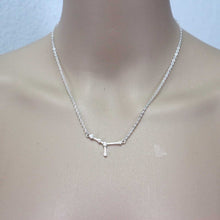 Load image into Gallery viewer, Silver Cancer Constellation Necklace
