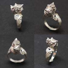 Load image into Gallery viewer, Silver Owl Ring for Mother
