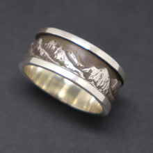 Load image into Gallery viewer, Black Mountain Wedding Band
