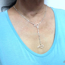 Load image into Gallery viewer, North Carolina to New York Lariat Necklace
