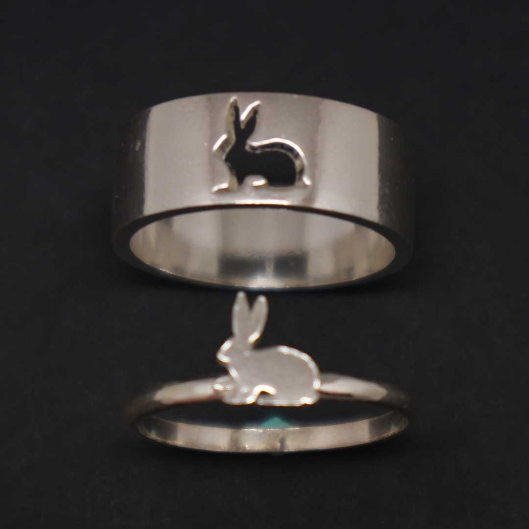 Rabbit Engagement Ring for Man and Women