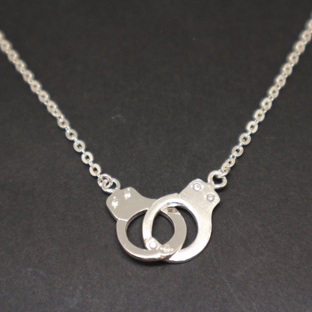Handcuff Partners in Crime Necklace