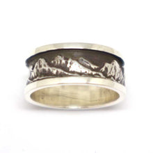 Load image into Gallery viewer, Black Mountain Wedding Band
