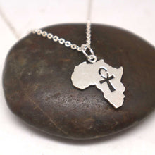 Load image into Gallery viewer, Egyption Ankh Africa Necklace
