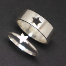 Load image into Gallery viewer, Star Promise Ring Set for Couple
