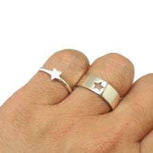Load image into Gallery viewer, Star Promise Ring Set for Couple

