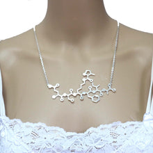Load image into Gallery viewer, Personalized Custom Molecule Necklace Choker
