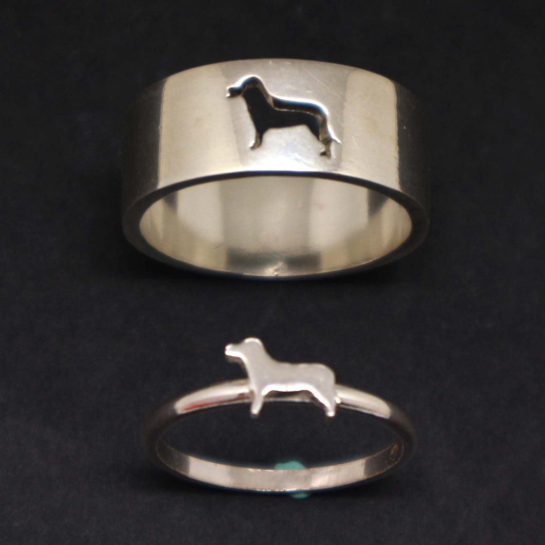 Dog Couple Set Promise Ring