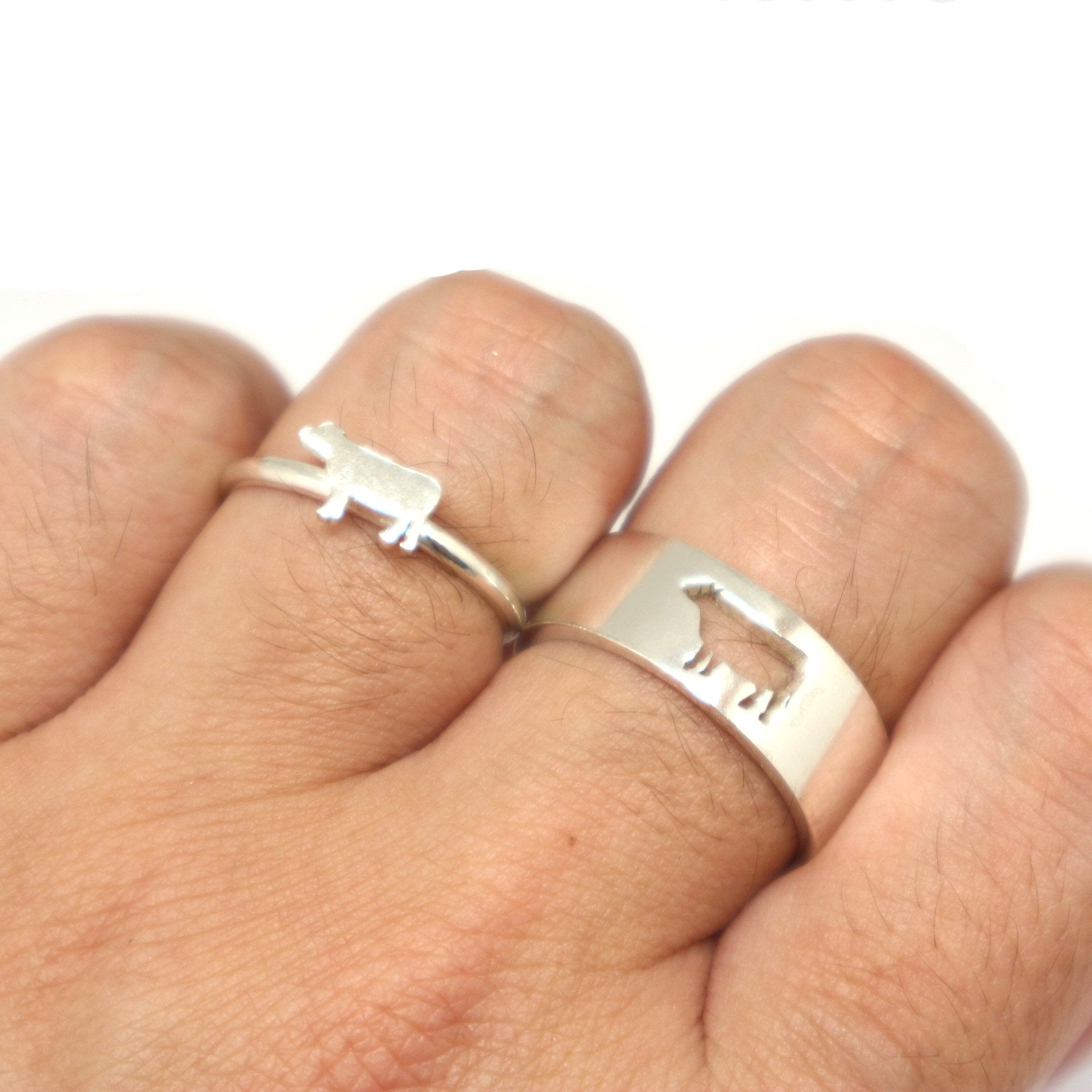 Matching cow rings discount