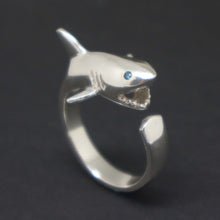 Load image into Gallery viewer, Sterling Silver Shark Ring

