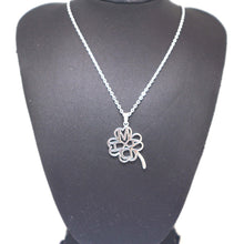 Load image into Gallery viewer, Personalized Initial Shamrock Necklace
