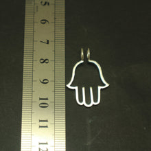 Load image into Gallery viewer, Hamsa Ring Holder Necklace
