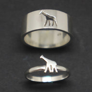 Giraffe Promise Ring for Couple