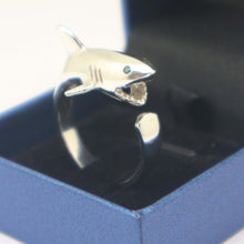 Load image into Gallery viewer, Sterling Silver Shark Ring
