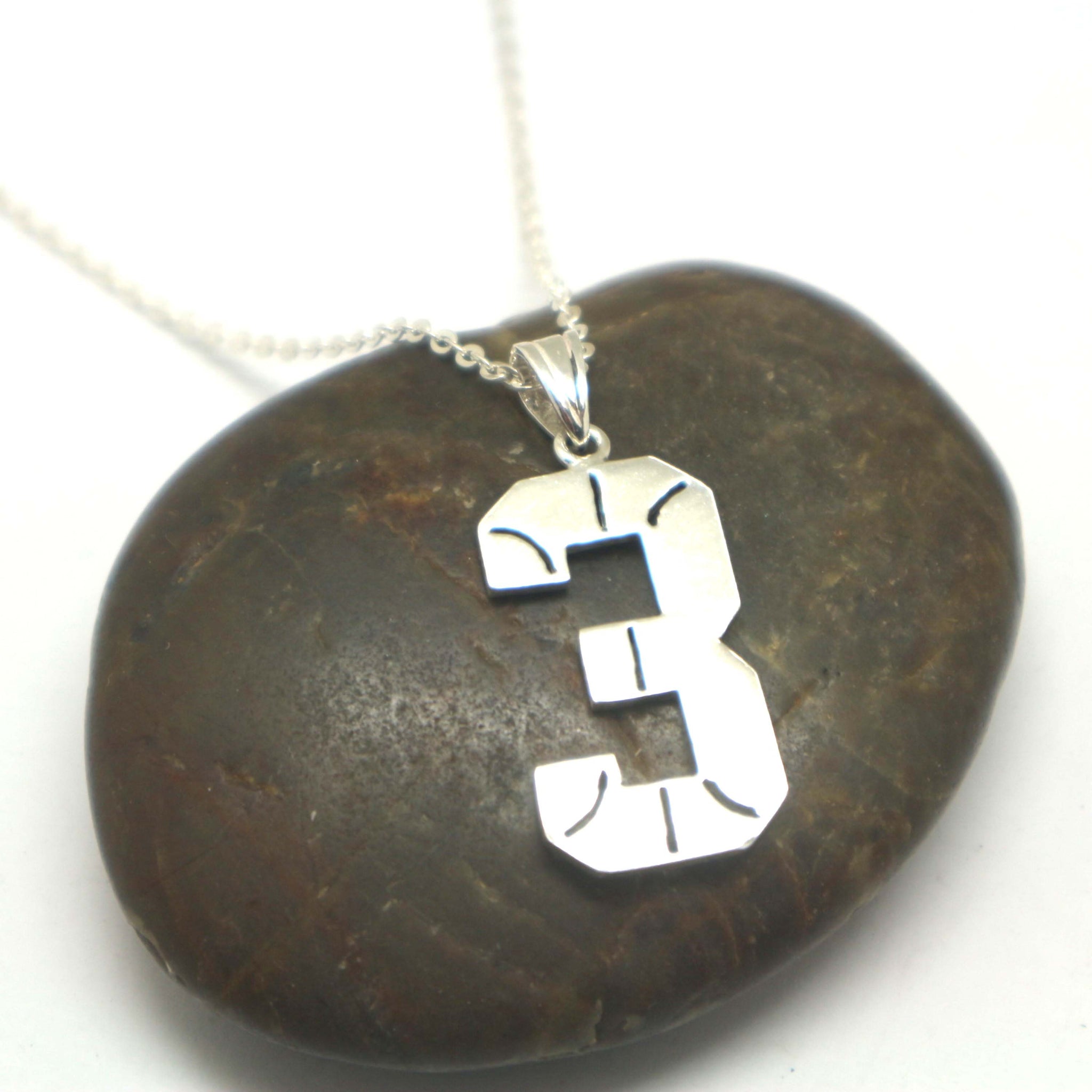 Basketball Necklace - Silver Pendant Necklace In 3D