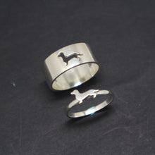 Load image into Gallery viewer, Dachshund Dog Couple Rings
