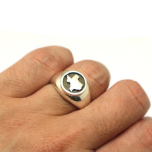 Load image into Gallery viewer, Silver Texas Signet Ring
