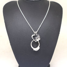 Load image into Gallery viewer, Paw Print Ring Holder Necklace
