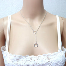 Load image into Gallery viewer, Horse Stirrup Lariat Y Necklace
