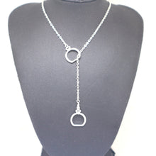 Load image into Gallery viewer, Horse Stirrup Lariat Y Necklace
