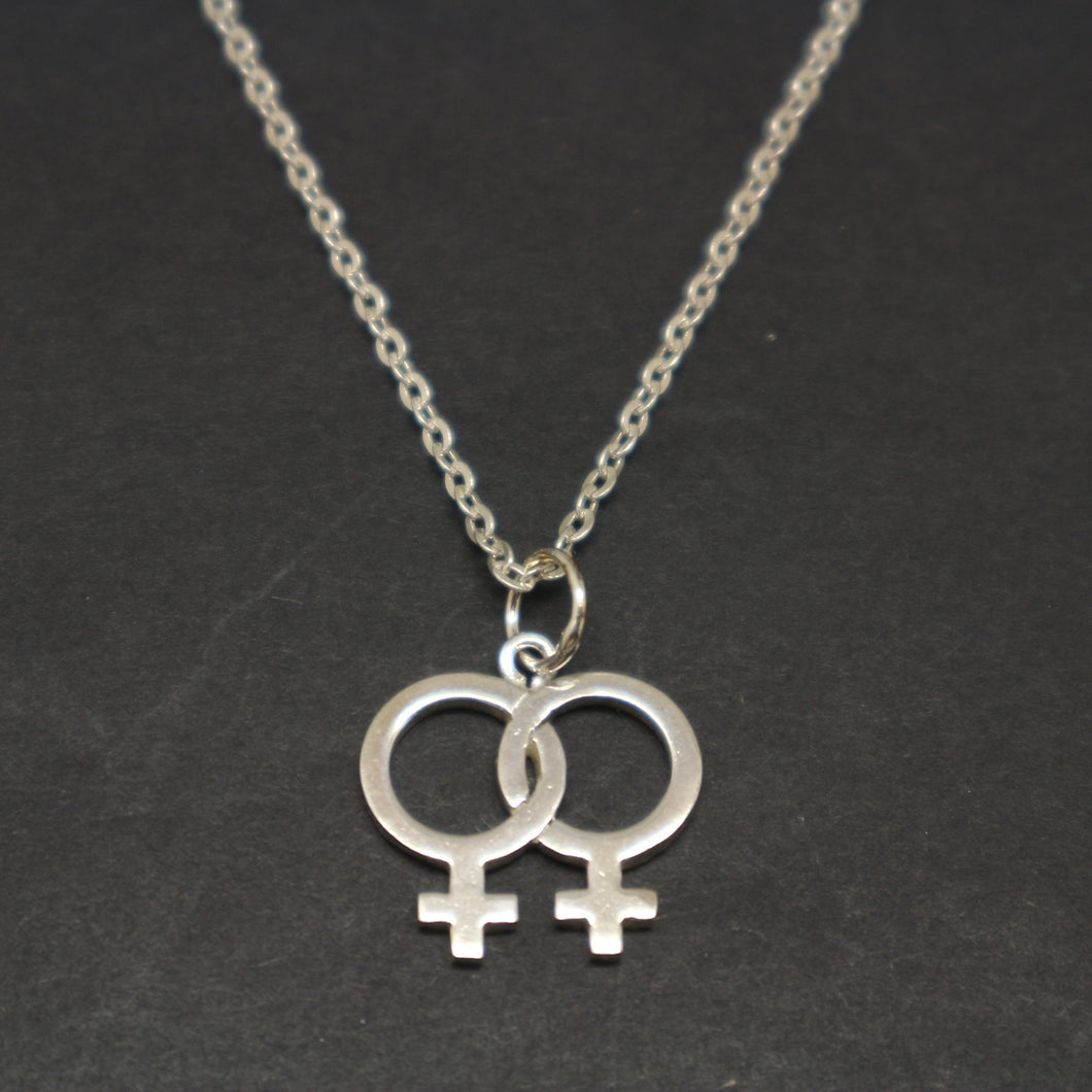 Lesbian Symbol Necklace