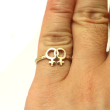 Load image into Gallery viewer, Lesbian Symbol Ring
