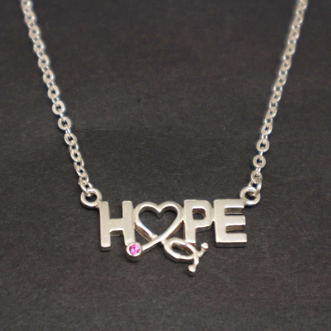 Hope Stethoscope Necklace