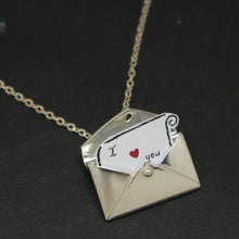 Load image into Gallery viewer, Envelope Necklace
