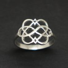Load image into Gallery viewer, Polyamory Infinity Heart Ring
