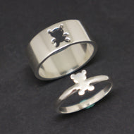 Bear Promise Ring for Couples
