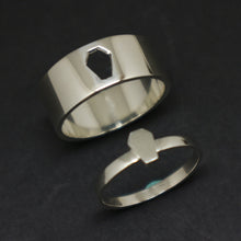 Load image into Gallery viewer, Coffin Promise Ring Set
