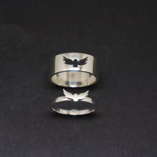 Load image into Gallery viewer, Silver Owl Promise Ring for Couples
