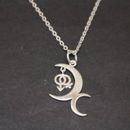 Silver Bisexual Jewelry Necklace