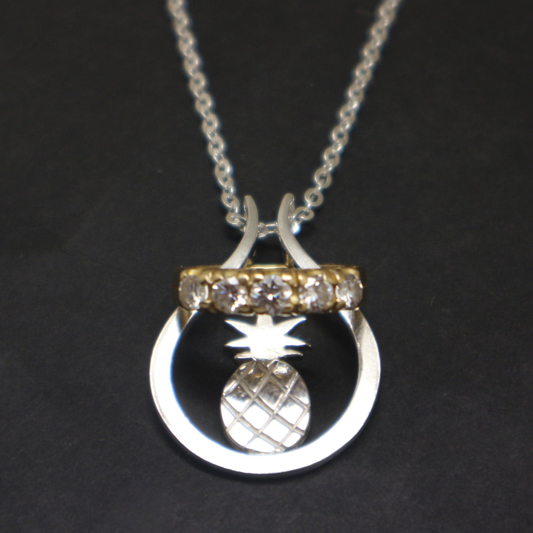 Pineapple Ring Holder Necklace