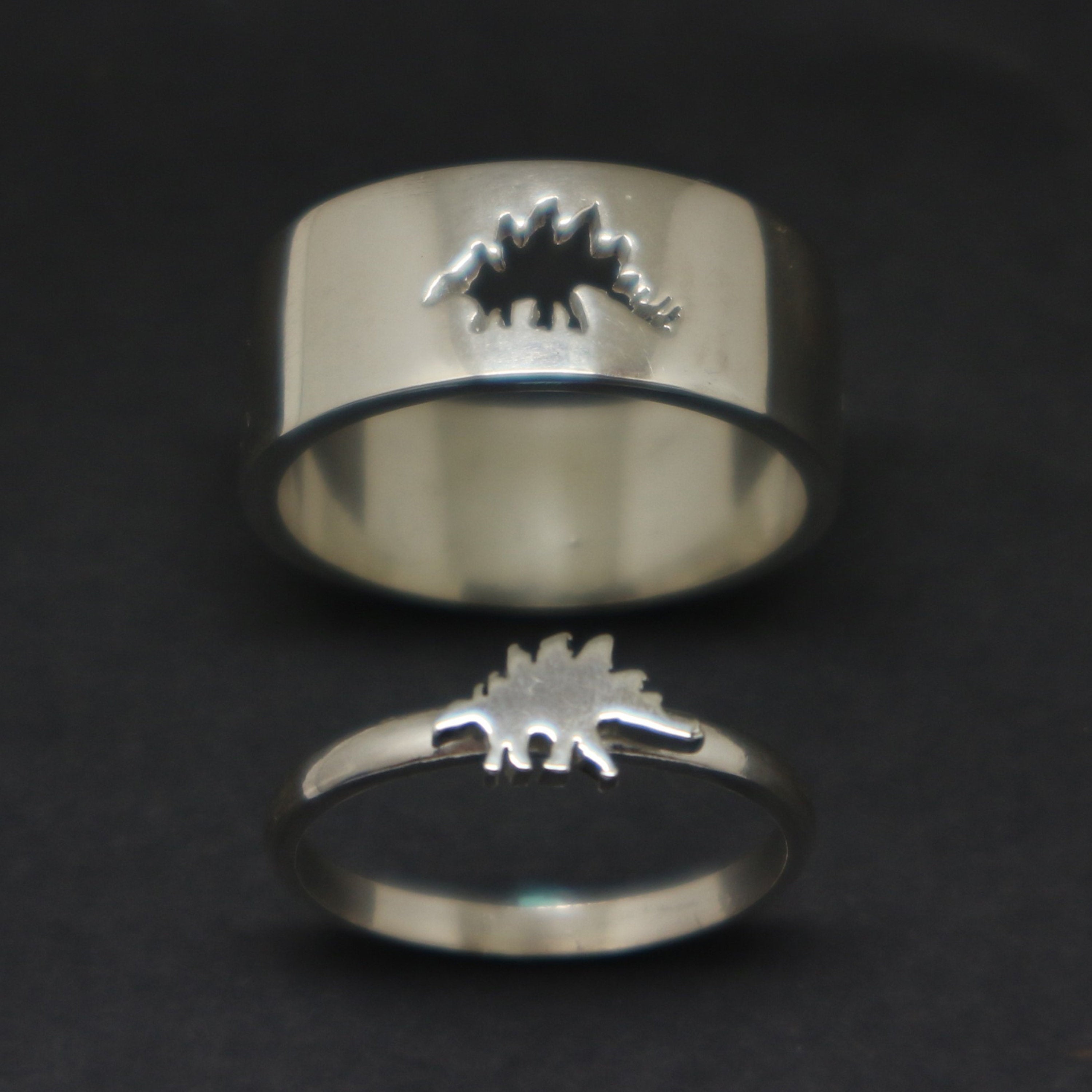 Adjustable Dinosaur Dinosaur Matching Rings Dinosaur Couple Rings