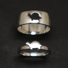 Load image into Gallery viewer, Turtle Dinosaur Promise Ring for Couples
