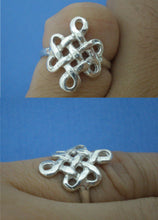 Load image into Gallery viewer, Chinese Mystic Knot Silver Ring
